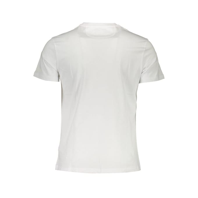 La Martina Bianco Katoenen Heren T-Shirt