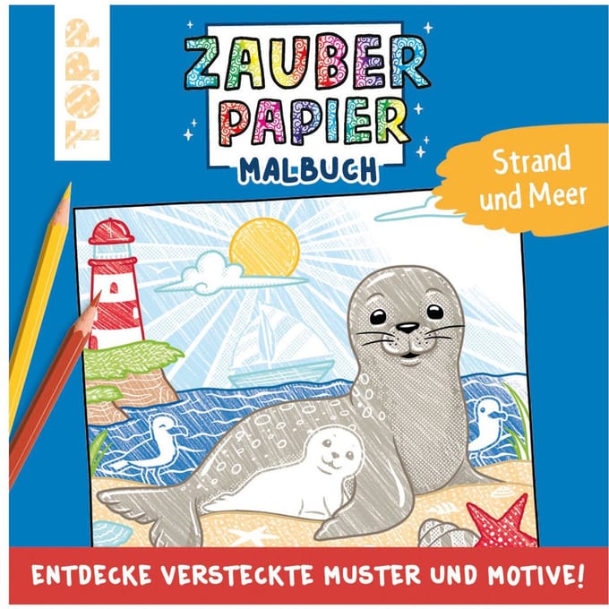 Boek "Zauberpapier Malbuch Strand und Meer"