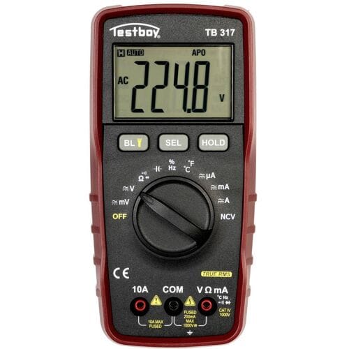 Testboy TB317 Multimeter Digitaal CAT IV 1000 V