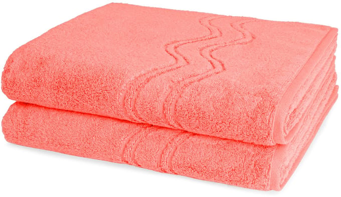 Ross Dames en Heren 2 X douchedoek - Als set Cashmere feeling