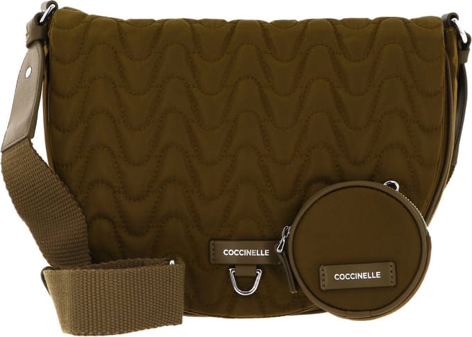 COCCINELLE Schoudertas Blaire Nyl. Mate Crossover Bag Loden / Loden Olijfgroen