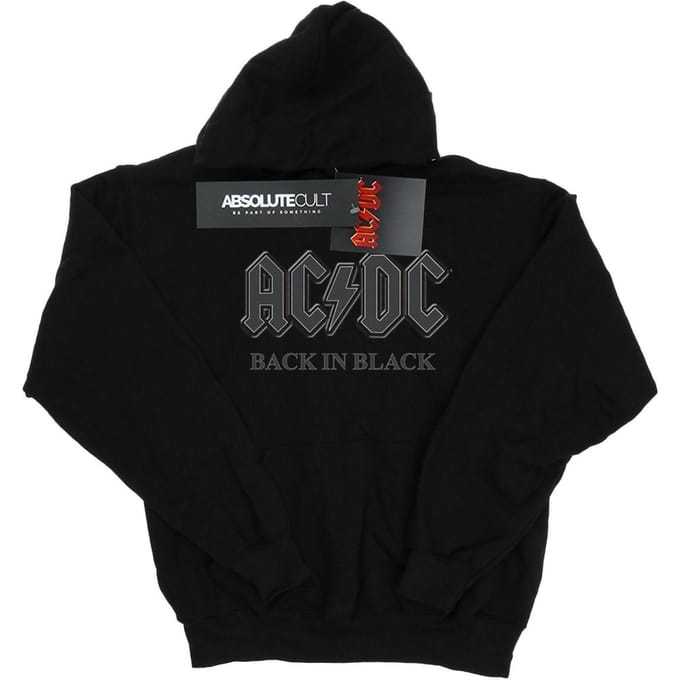 AC/DC Jongens Terug In Zwart Hoodie (Zwart)