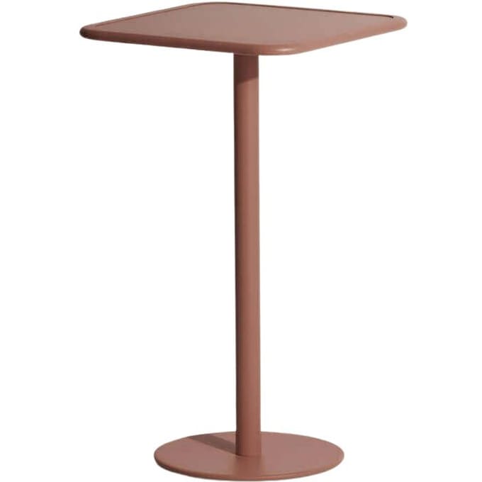 Petite Friture Week-End High Table - terracotta - hoekig