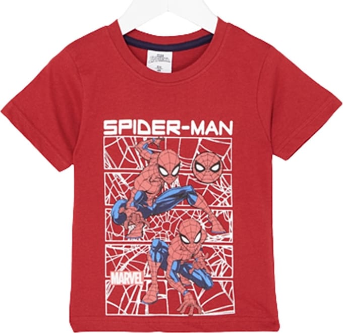 Marvel Spiderman Shirt - Korte Mouw - Maat 92/98
