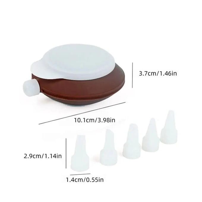 Décoration de gâteau en Silicone à motifs, Macaron, buse de Pot à motifs, buse de crème, accessoires de cuisson, outil de cuisine white