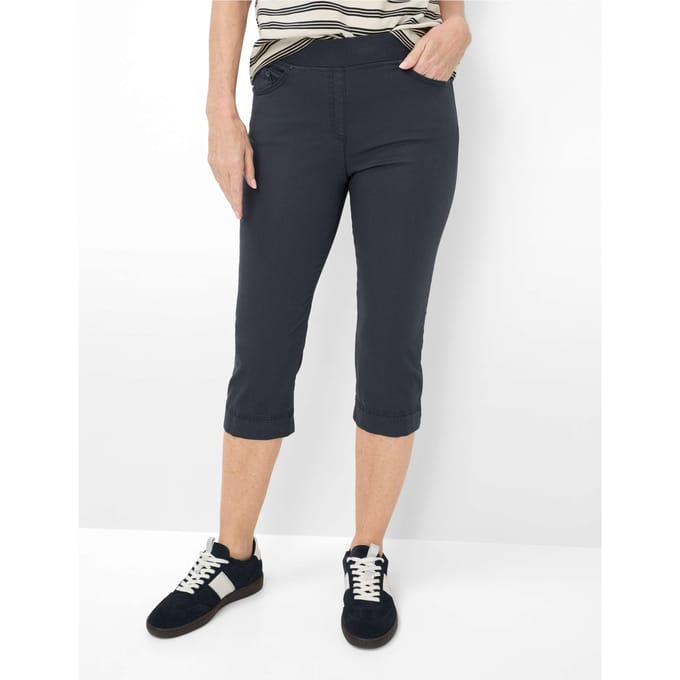 Raphaela by Brax Dames Cap  Style PAMINA CAPRI NAVY, donkerblauw, maat 36K