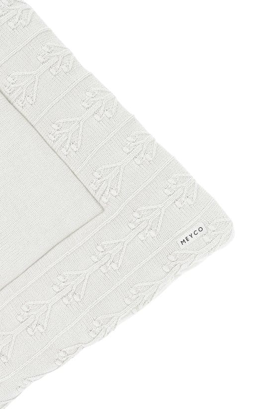 Meyco Baby Romantic Flower boxkleed - offwhite - 77x97cm