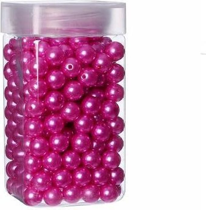 Parels 12 mm Fuchsia 220 gram (1 st)