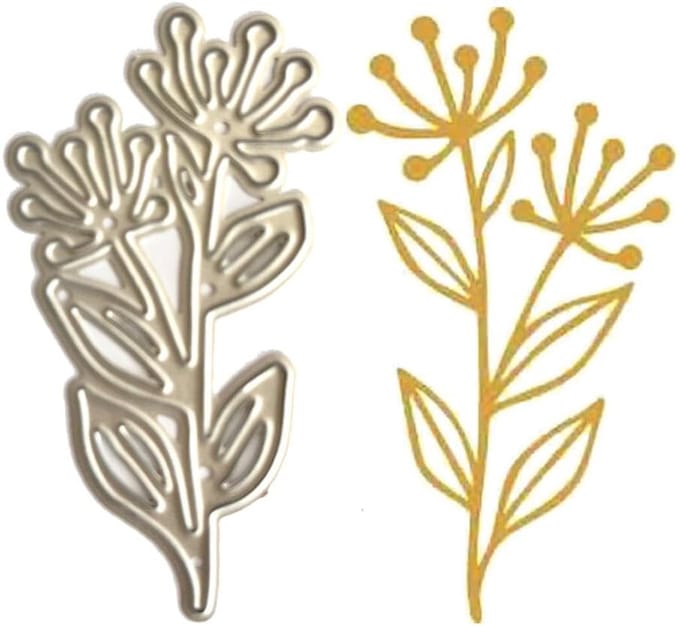 Papier Snijmal - Knutselmal Stans - Kaarten Maken - Duurzaam Koolstofstaal - 3.3x5.9cm - Type 9