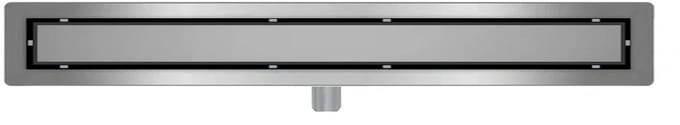 DutchLine - Douchegoot met flens en tegelrooster - RVS - 1600x70mm