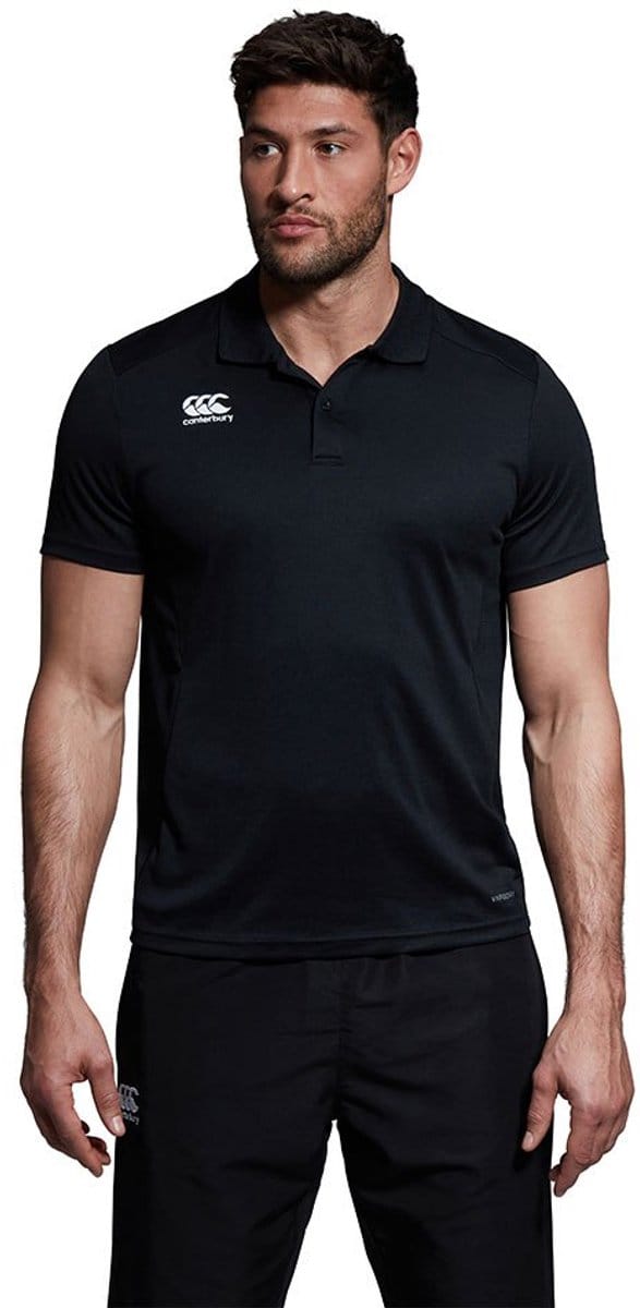 Club Dry Polo Senior Black - 2XL