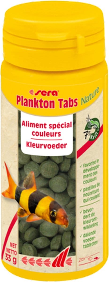 Sera - Visvoer - Plankton Tabs Nature - 50 ml