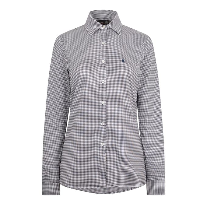 Musto Dames/Dames Getailleerde Overhemd Met Lange Mouwen (Echte marine)