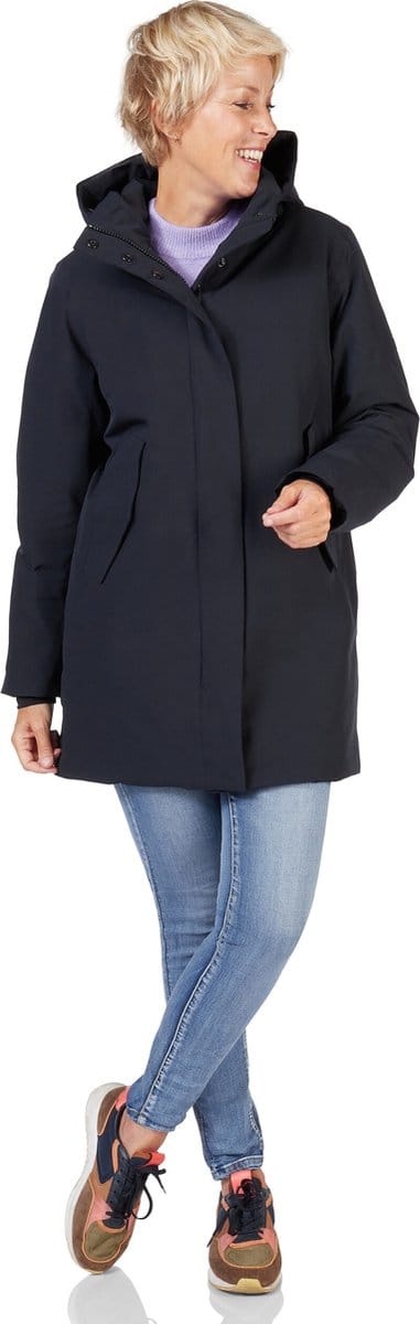 Happy Rainy Days Lange Regenjas Dames Chicago Blue Graphite