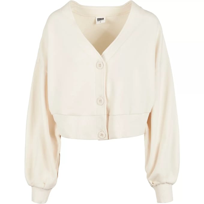 Urban Classics - Organic Oversized Short Terry Cardigan - L - Beige