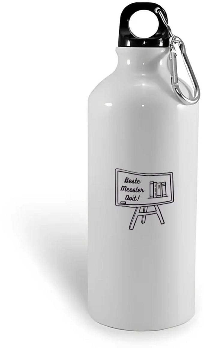 Hacebo® - Beste meester ooit waterfles - Meester - Meester - Leraar - water fles - 500ML