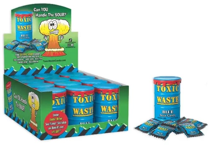 Toxic Waste Blue Drum 12x 42 gr