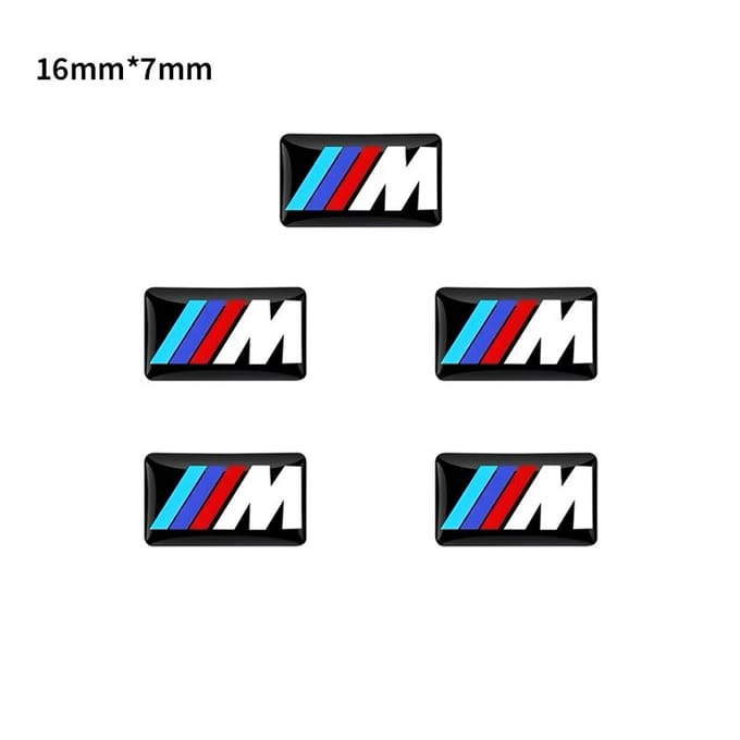 Autosticker Stuurwielnaaf Decals Voor BMW M Performance E36 E60 E90 X2 X1 X3 X5 E46 E39 E70 M3 M5 M6 G20 G30 E93 Z3 Z4 f90 wit