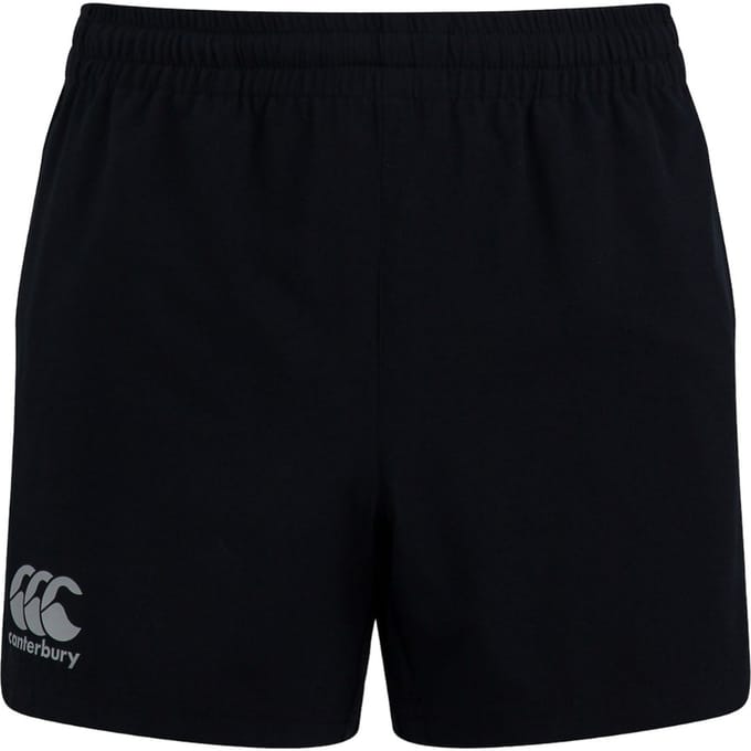 Canterbury Geweven shorts voor kinderen (Zwart)