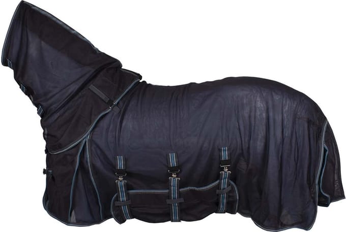Pagony Royal Vliegendeken - Paardendeken - Maat: 185 - Zilver - Polyamide