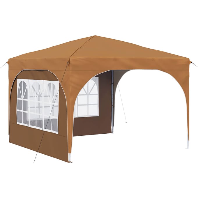 vidaXL - Pop-up - Feesttent - 290 - x - 290 - x - 245 - cm - Beige