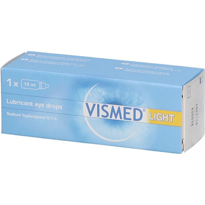Vismed Oogdruppels light 0.1% 15 Milliliter