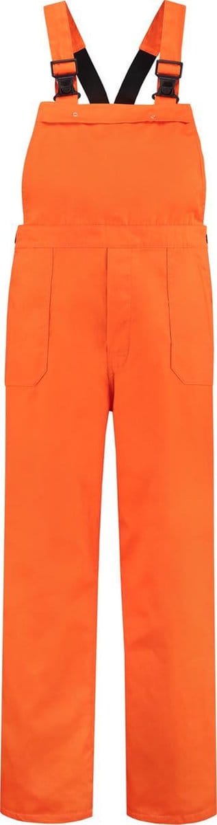 EM Workwear Tuinbroek Polyester/Katoen  Oranje - Maat 60