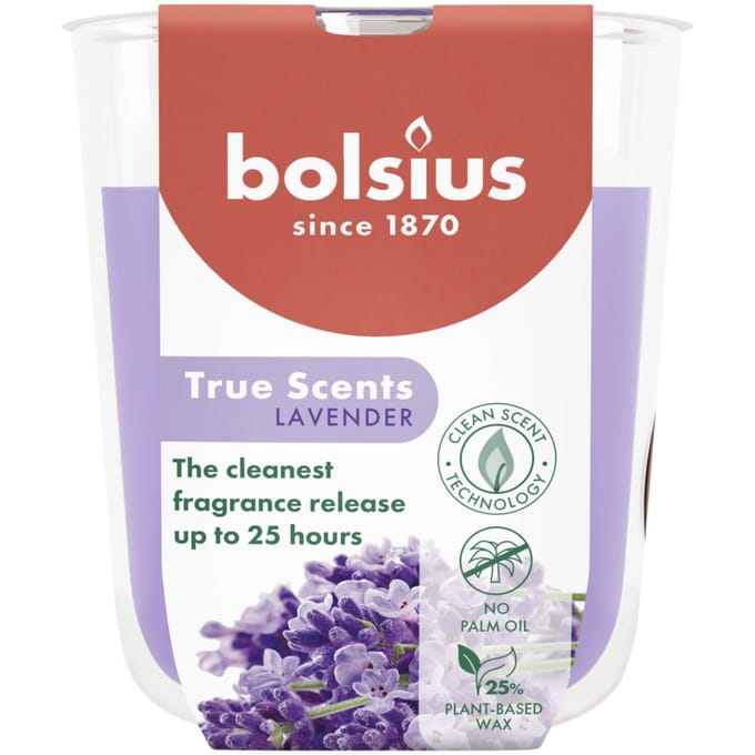 Bolsius - True Scents - Geurglas - 80/73 - Lavender