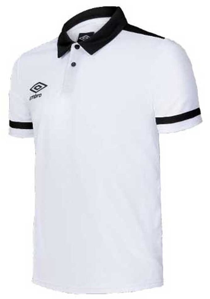 Umbro Manyara Korte Mouw Poloshirt Wit 14 Years Jongen
