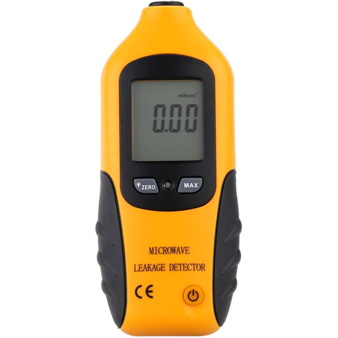 Digitale LCD-microgolflekdetectiemeter Lektester 0-9,99 mW/cm2 zwart/geel