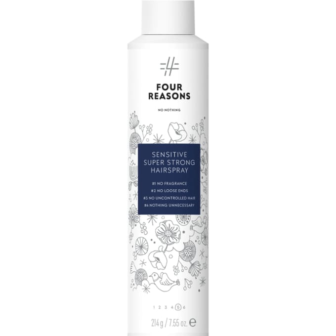 Four Reasons No Nothing Sensitive Super Strong Hairspray 300ml