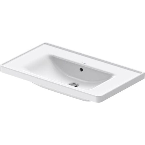 Duravit D-Neo furniture washbasin 80 cm, without tap hole, with overflow 2367800060