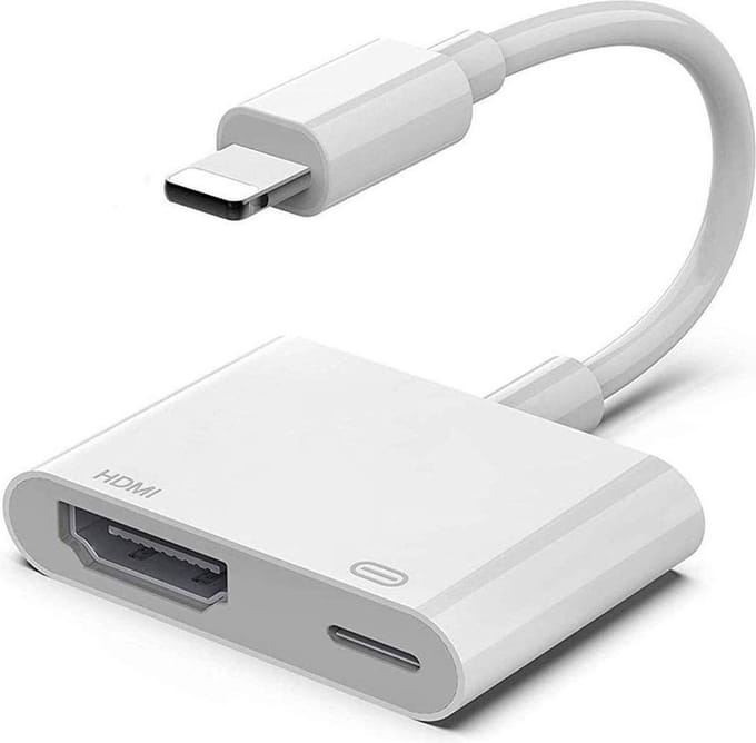 In Round Lightning Digital AV Adapter Full HD – Voor Apple Apparaten
