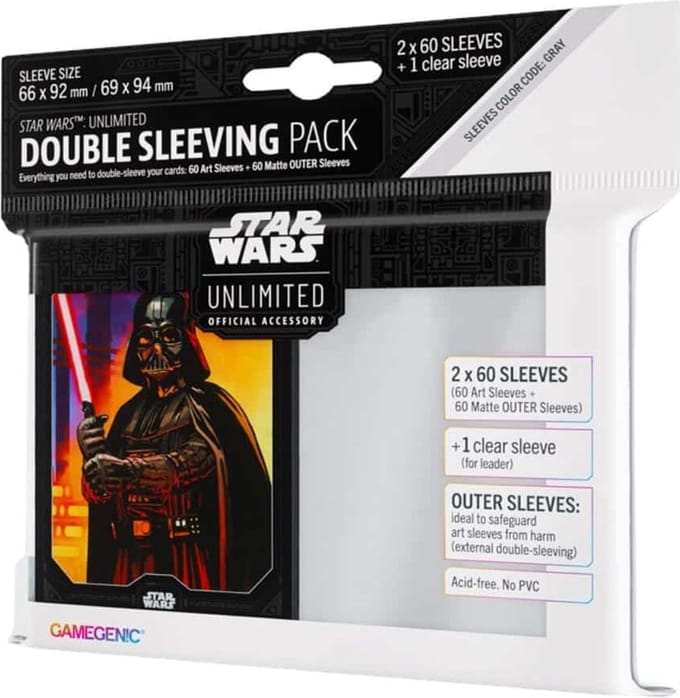 Star Wars Unlimited Double Sleeving Pack Darth Vader - Accessoires