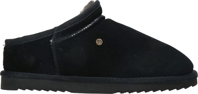 Warmbat Warmbat Conner Pantoffels zwart Suède