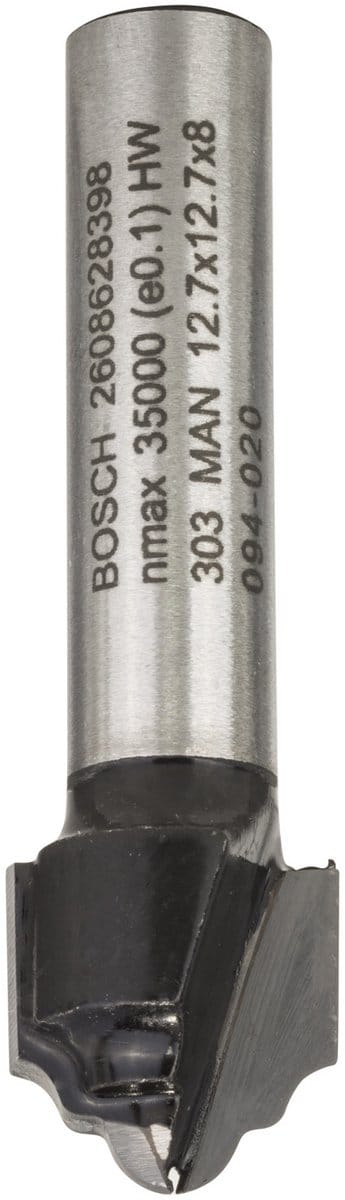 Bosch - Profielfrees H 8 mm, R1 2,4 mm, D 12,7 mm, L 12,7 mm, G 46 mm