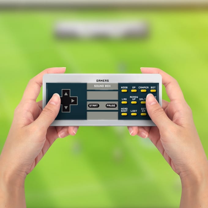 Gift Republic Gamers Sounds Box - retro game geluiden