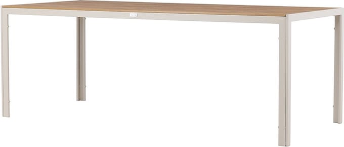 Nest outdoor Aaron tuintafel polywood beige - 205 x 90 cm