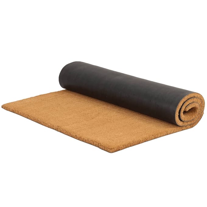 vidaXL - Deurmat - 80x100 - cm - getufte - kokosvezel - naturel