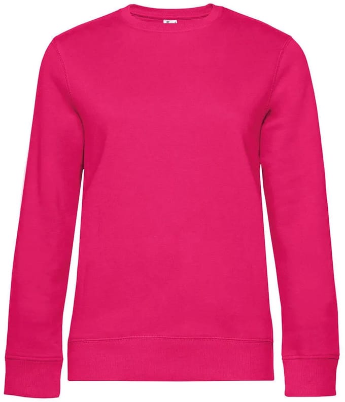 Dames sweatshirt met ronde hals B&C Queen