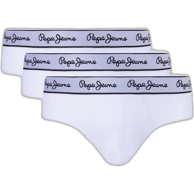 Pepe Jeans Pepe Slips 3 Eenheden Wit XL Man