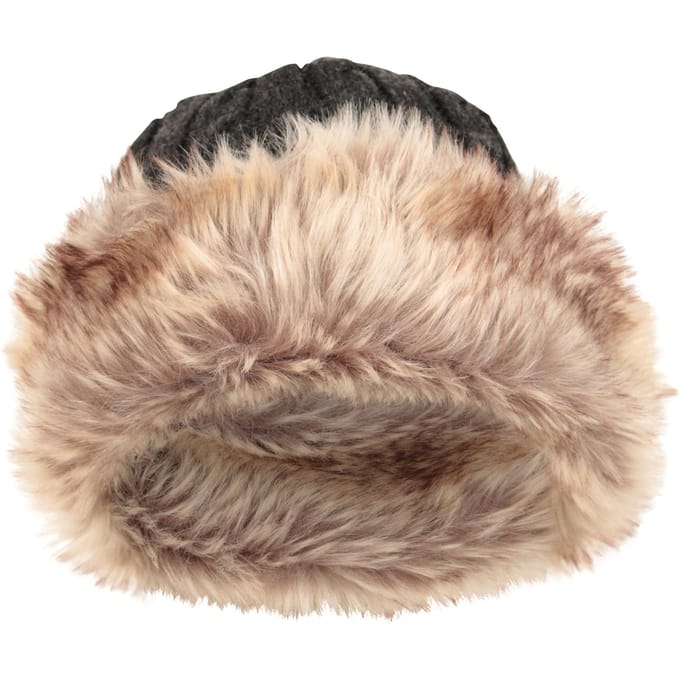 Mountain Warehouse Vrouwen/dames Faux Fur Winter Hat (Houtskool)