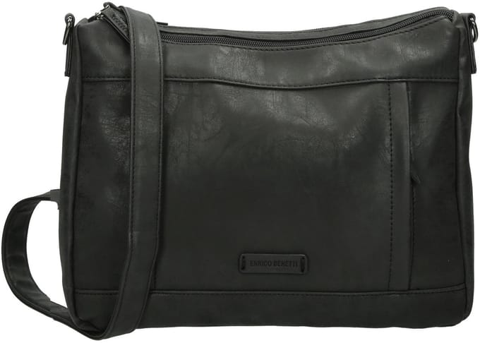 Enrico Benetti Medium Crossbodytas / Schoudertas Dames - Ruby - Zwart