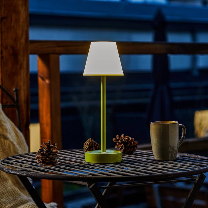 Newgarden Lola Slim LED tafellamp accu, lime