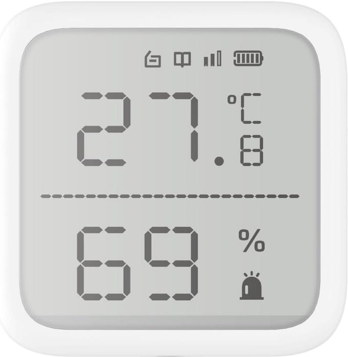 Draadloze temperatuur- en vochtigheidssensor voor draadloos alarmsysteem