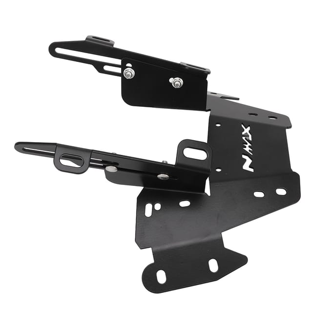 3 STKS Motorfiets Windscherm Beugel Verstelbaar Zwart Sterke Stabiliteit Vervanging voor Nmax 155 gray