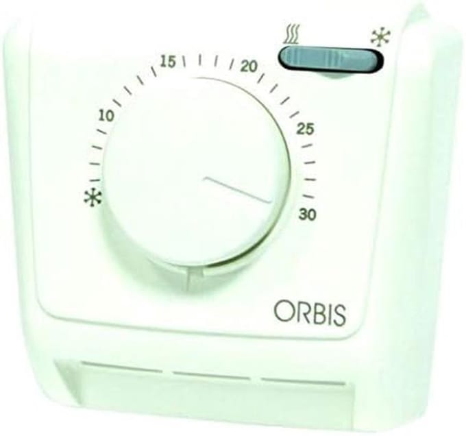 Analoge Thermostaat voor Verwarming en Klimaatbeheersing 5°C - 30°C