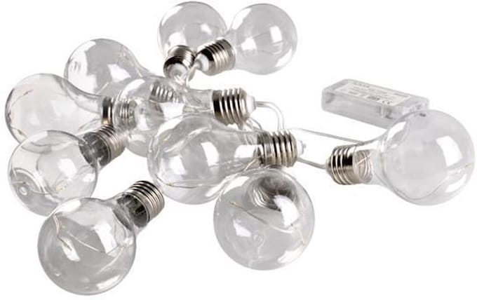 Goldlux - LED Tuingirlande - Op Batterijen - Transparent - Smolder