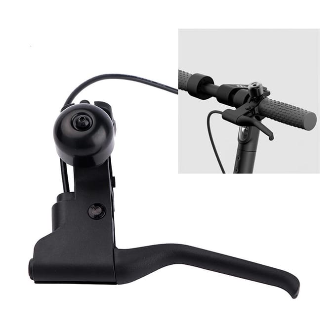 Levier de frein pour Scooter électrique, avec klaxon, pièces de rechange compatibles avec le Scooter électrique Xiaomi 4 noir