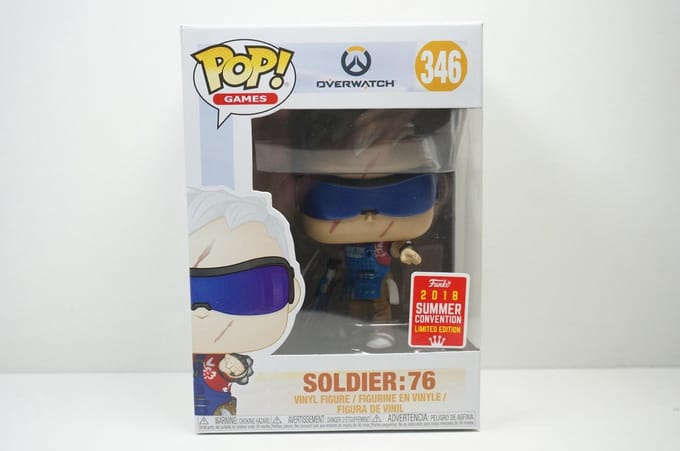 Funko Pop! Games: Overwatch Soldier 76 - Funko Summer Convention 2018 Exclusive Vaulted